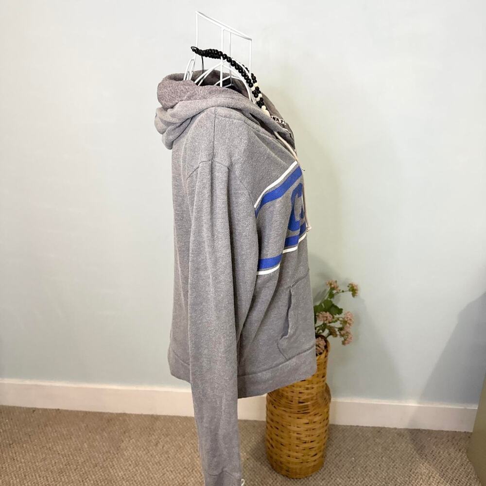 Cute Vintage y2k PINK Colts NFL gray zip up hoodie/sweatshirt - Picture 4 of 6